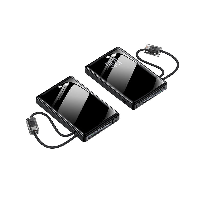 Portable power bank with integrated cables and state-of-the-art fast charging function Stornfield