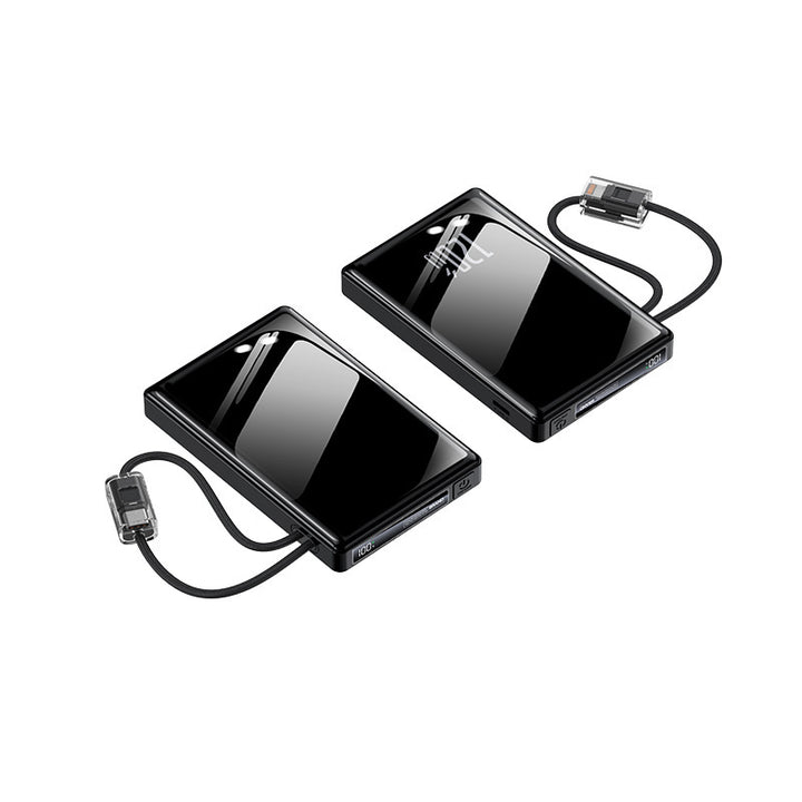 Portable power bank with integrated cables and state-of-the-art fast charging function Stornfield