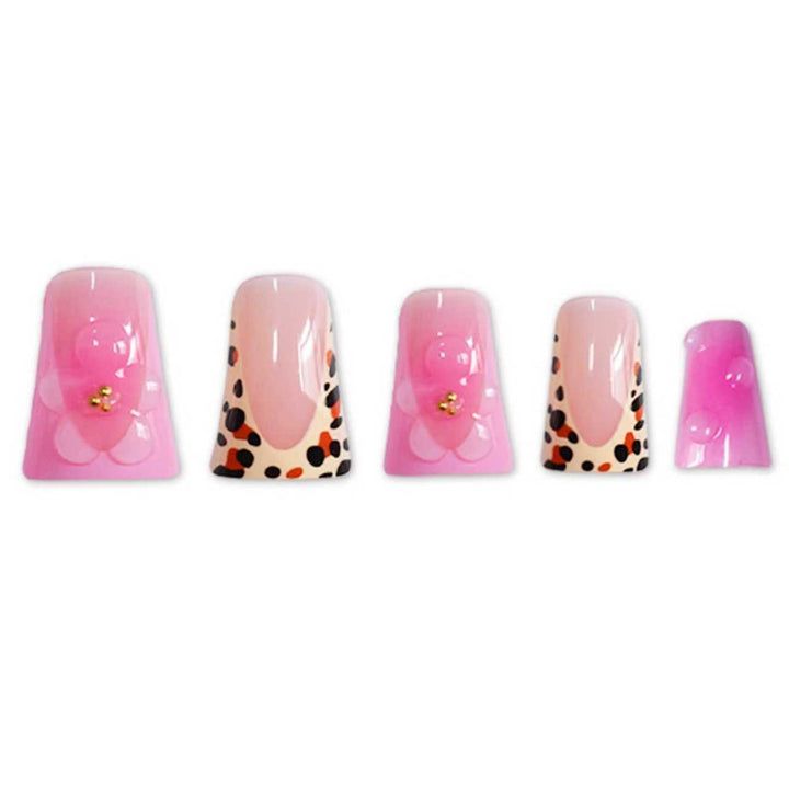 Artistic Floral Stiletto Nail Art Extensions Stornfield