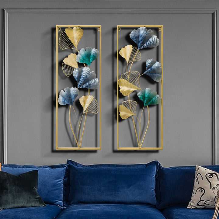 Decorative Wall Art Panel with Floral Design Stornfield