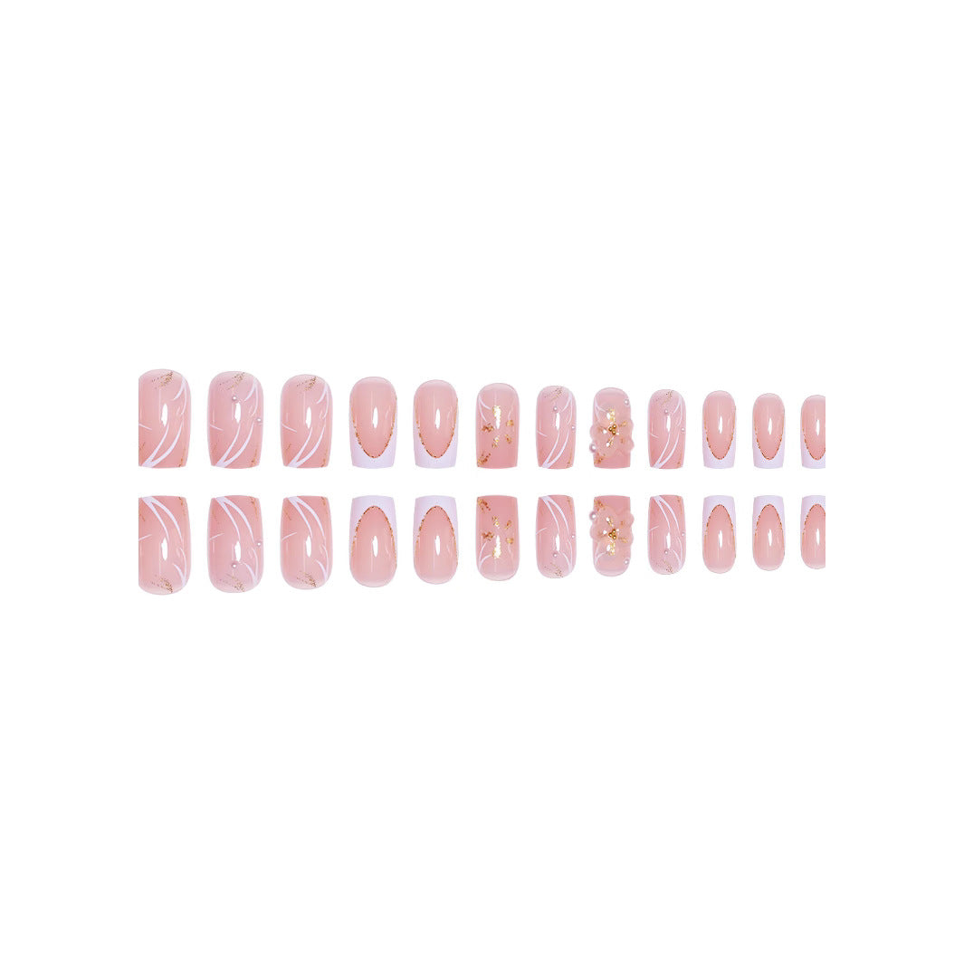 Elegant Nail Art Press-On Set Stornfield