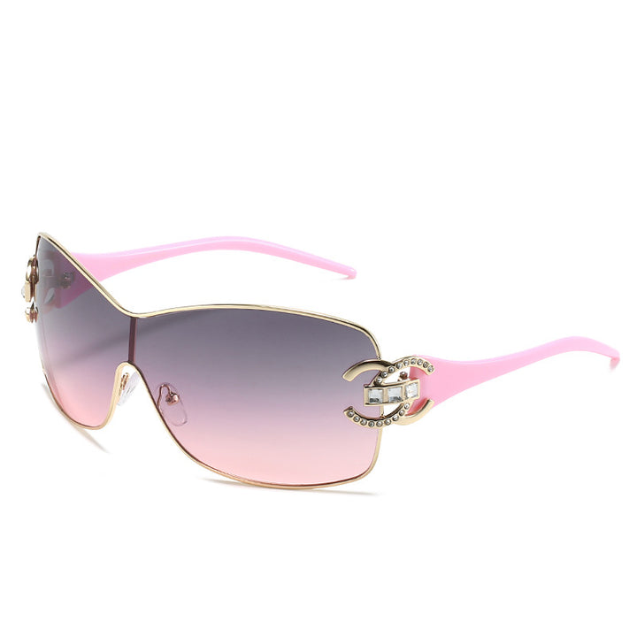 Fashionable Oversized Shield Sunglasses Stornfield