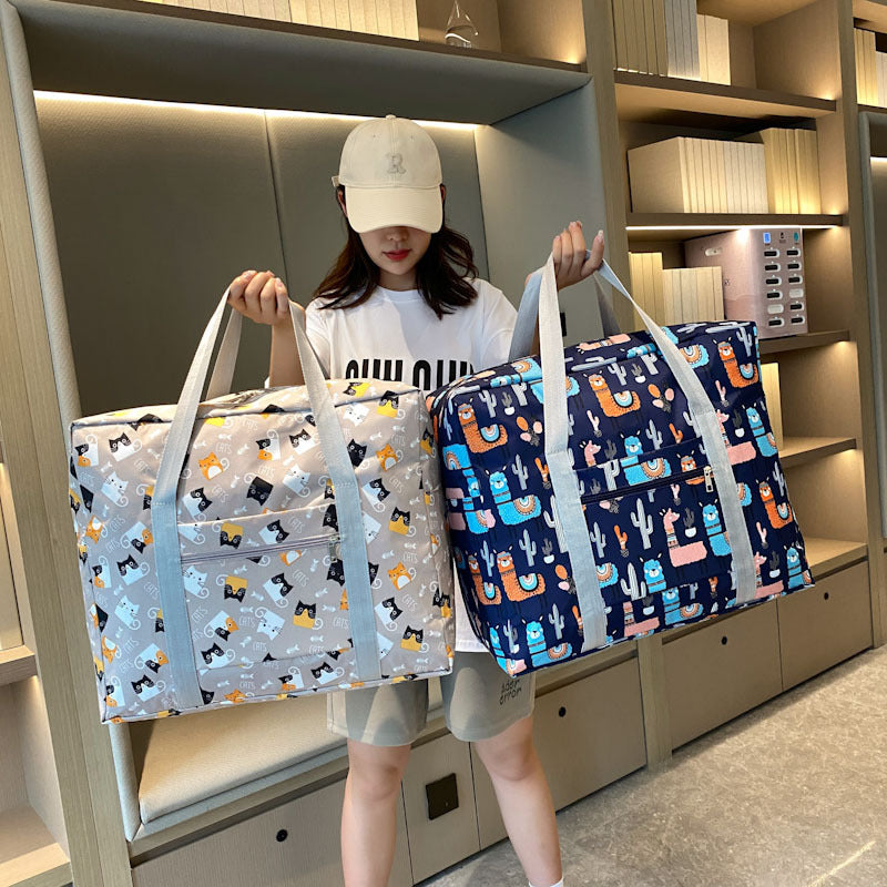Fun Dinosaur Print Travel Tote