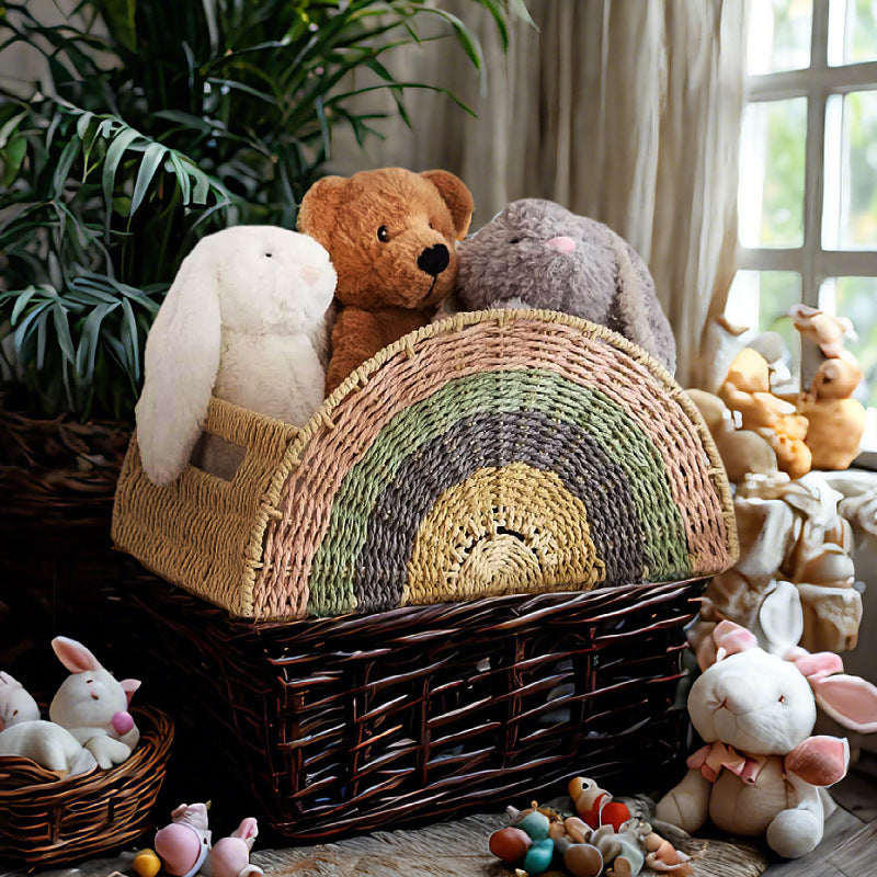Creative storage basket in rainbow design Stornfield