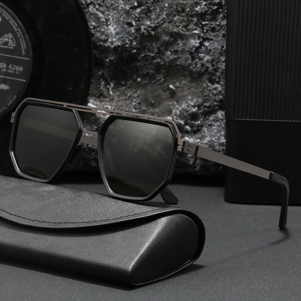 Ladies stylish octagonal sunglasses with stylish frame Stornfield