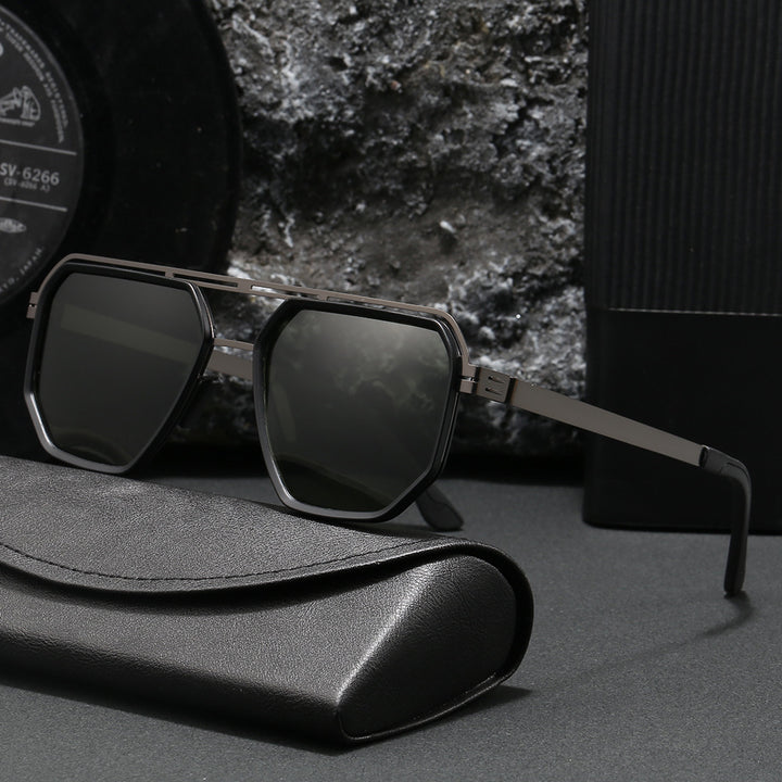 Ladies stylish octagonal sunglasses with stylish frame Stornfield
