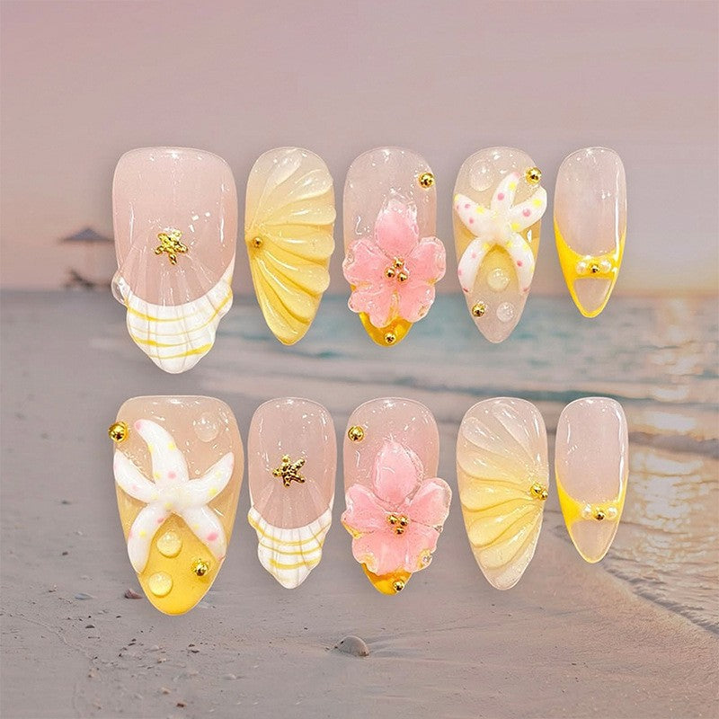Decorative Press-On Nail Set Stornfield