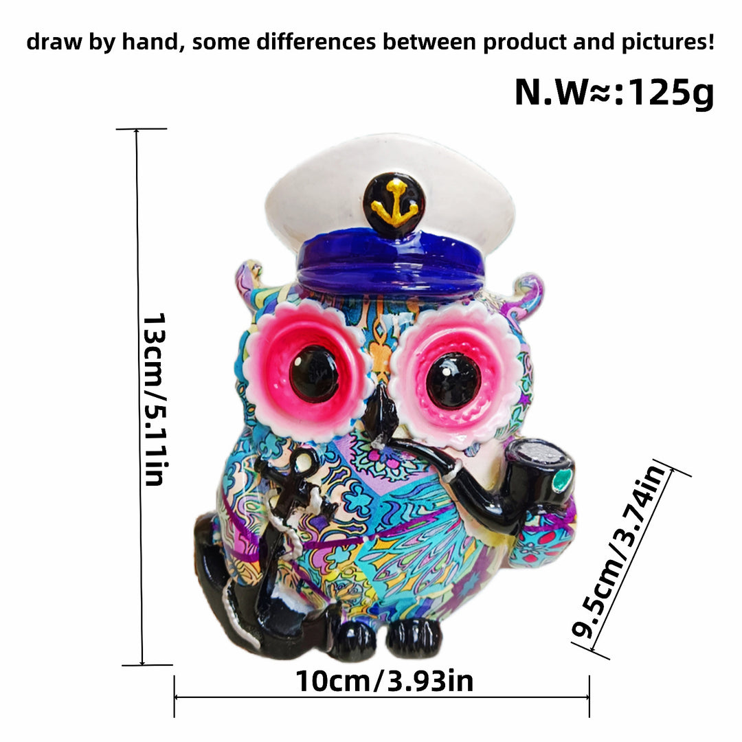 Artful owl figure in maritime design Stornfield