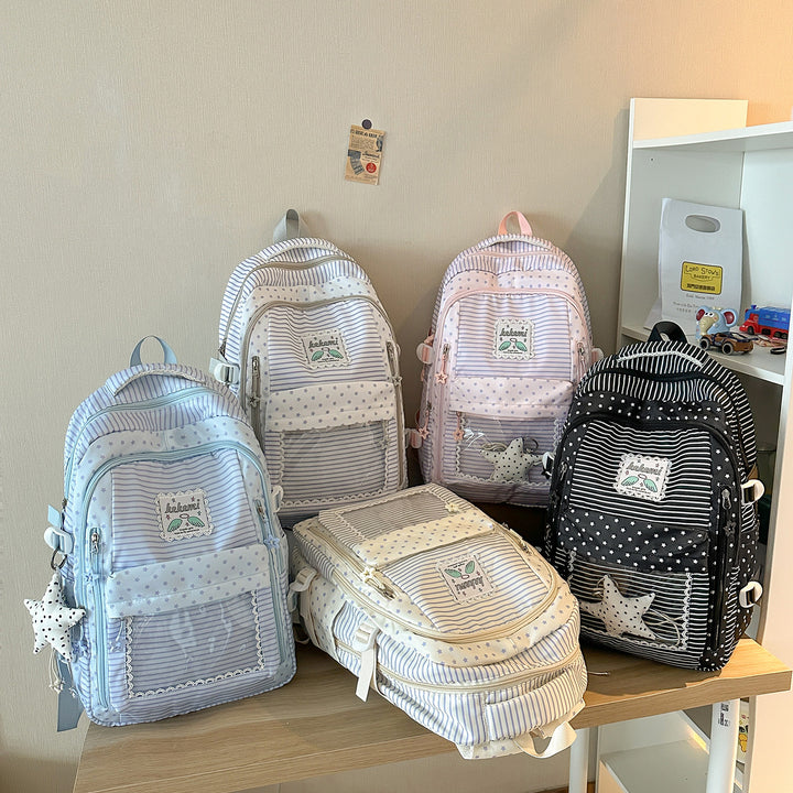 Cute Star-Patterned School Backpack Stornfield