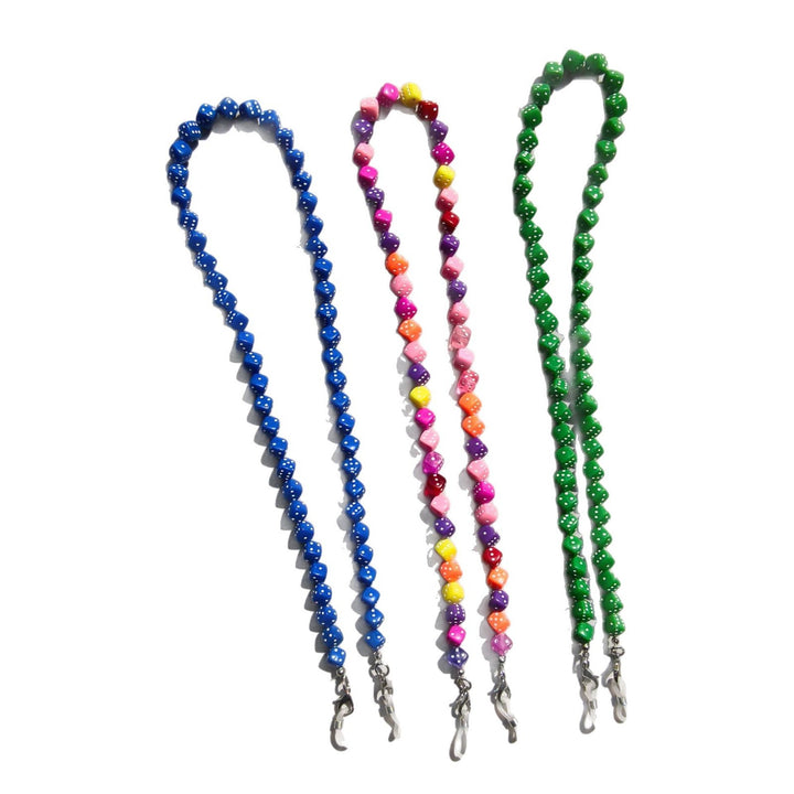 Fashionable Glasses Chain Made of Colorful Beads Stornfield