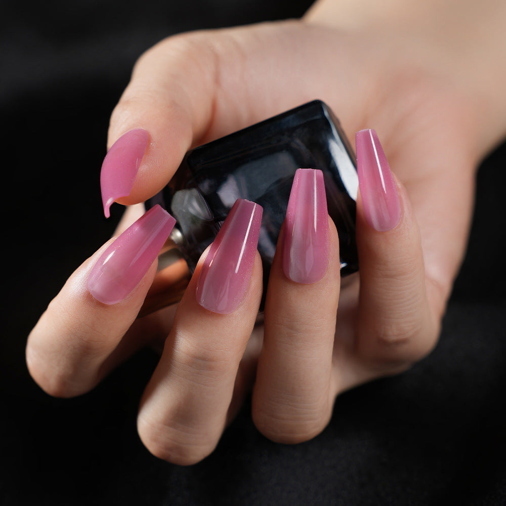 Long Sculpted Press-On Nails Stornfield