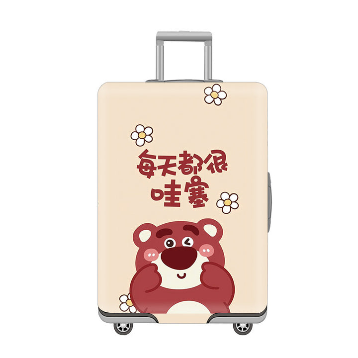 Women's hard-shell suitcase with playful cat design Stornfield