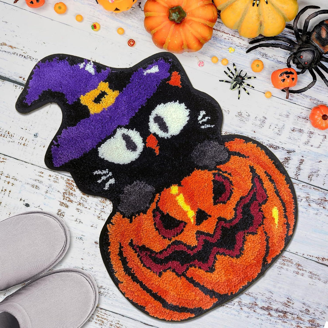 Halloween-Themed Ghost Bath Mat Stornfield
