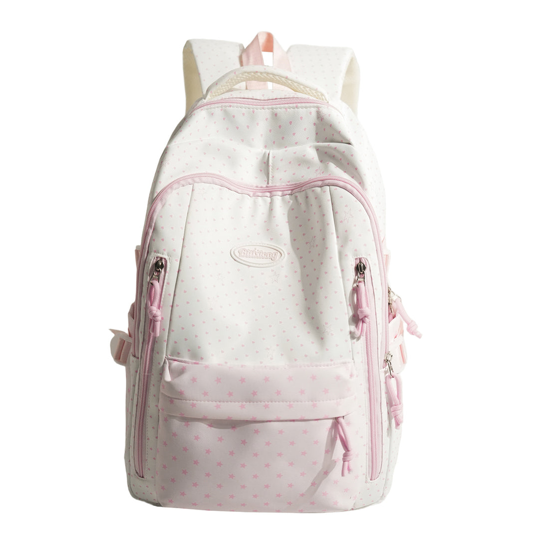 Decorative Star-Patterned Backpack Stornfield