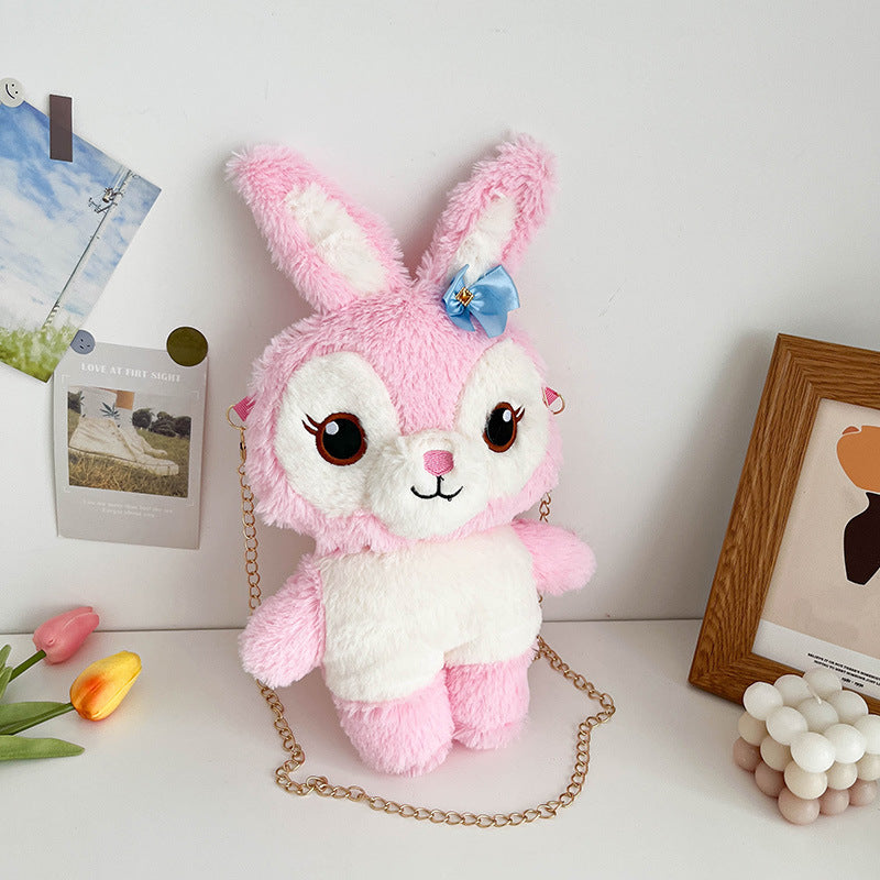 Cute Plush Animal Crossbody Bag