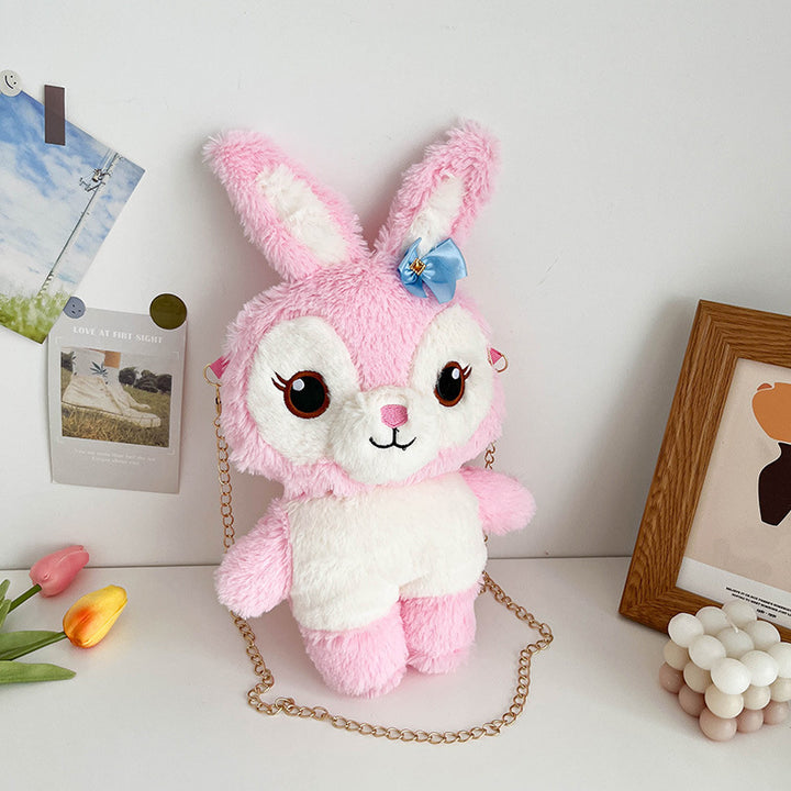 Cute Plush Animal Crossbody Bag