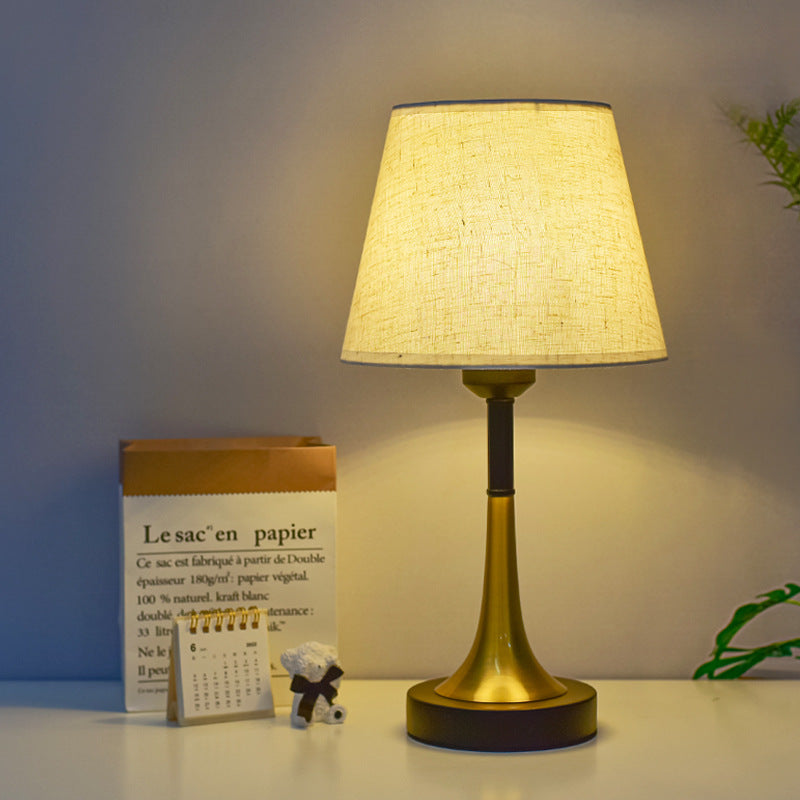 Modern Plated Base Table Lamp