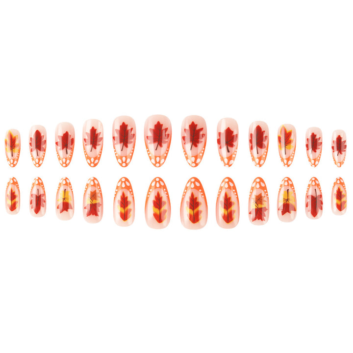 Autumn-Themed Gel Nail Extensions Stornfield