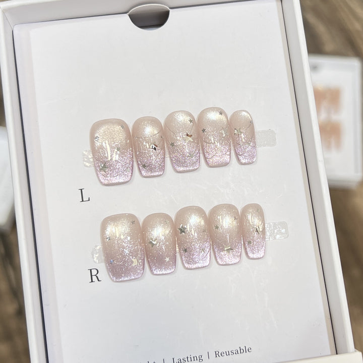 Starry Glitter Press-On Nail Set Stornfield