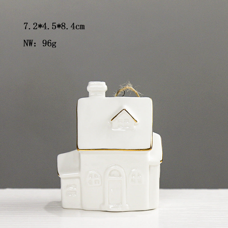 Decorative House-Shaped Ceramic Stornfeild
