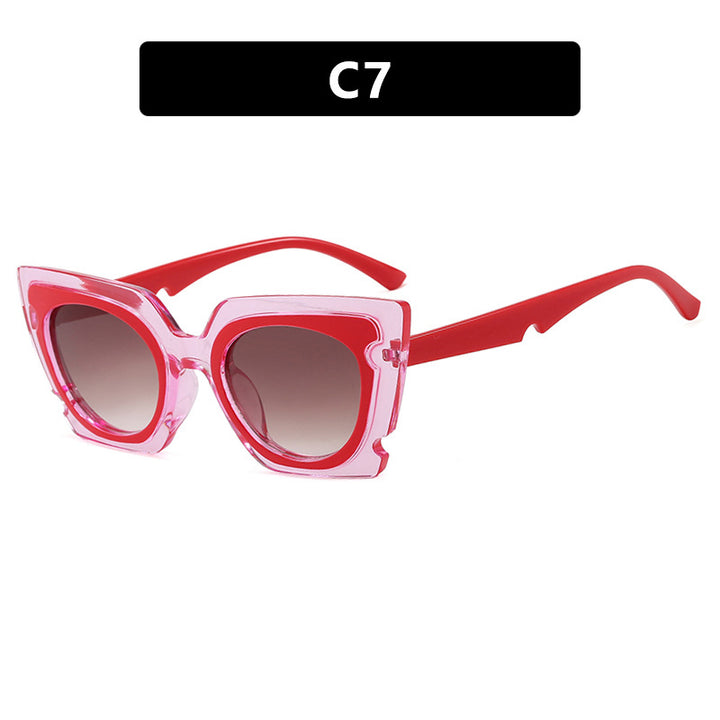 Women's oversized sunglasses with extravagant frame and UV protection Stornfield