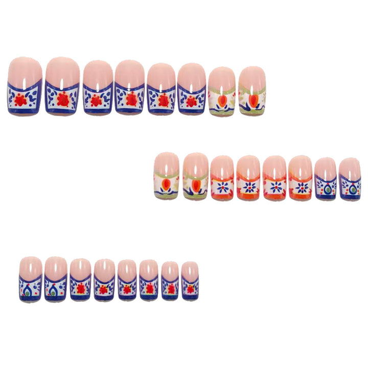 Artificial Nails in Elegant Floral Designs Stornfield