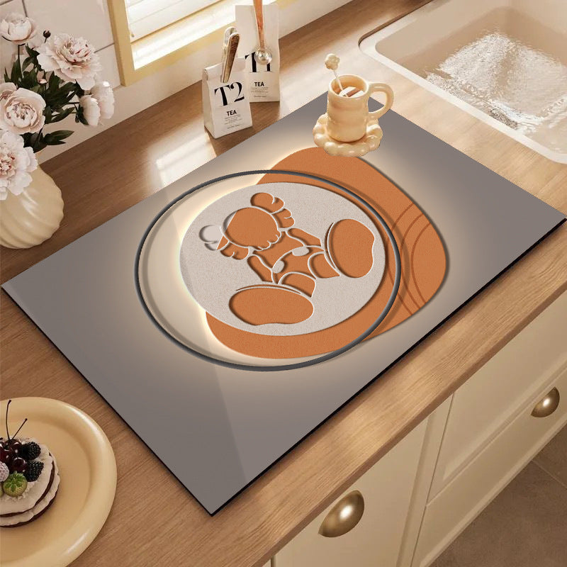 Cute Cartoon Character Kitchen Mat Stornfield