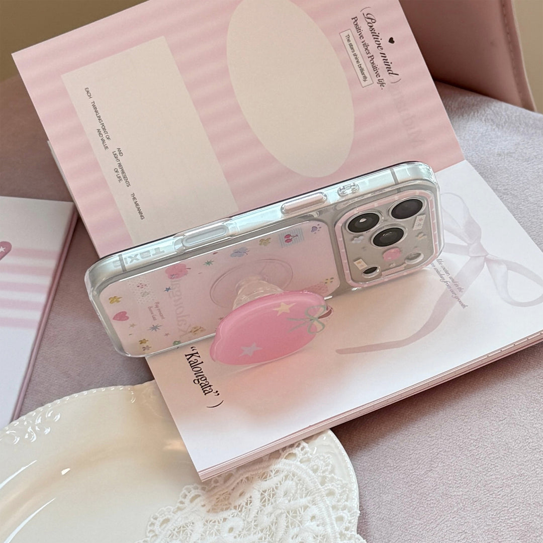 Apple motif cosmetic mirror Stornfield