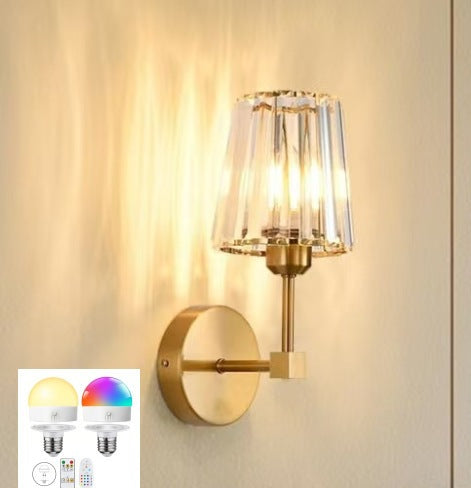 Modern Crystal Glass Wall Sconce