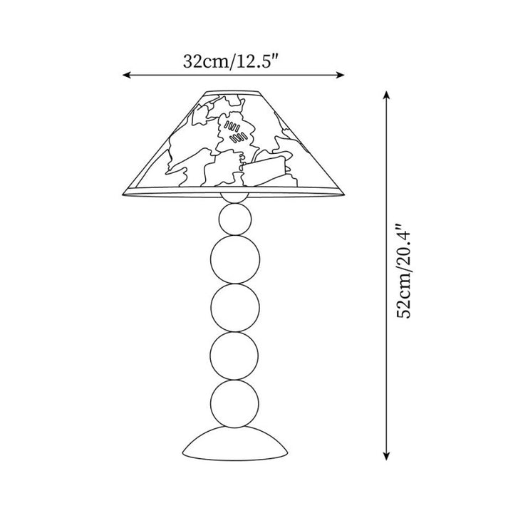Artistic Statement Table Lamp