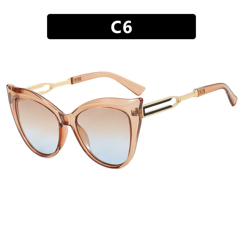 Ladies cat-eye glasses with elegant metal frame Stornfield