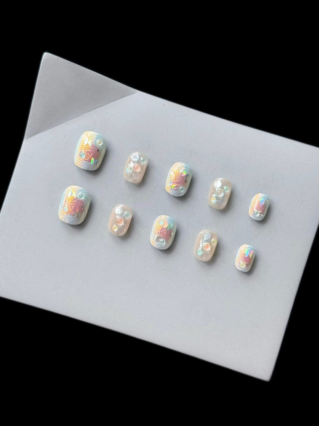 Decorative Artistic Press-On Nail Set