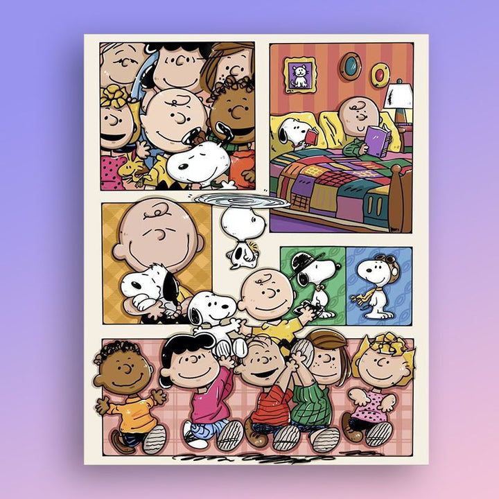 Cartoon Character Sticker Art Print Stornfield