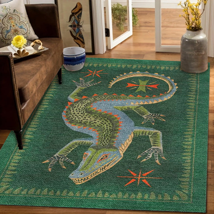 Artistic Tiger-Inspired Area Rug