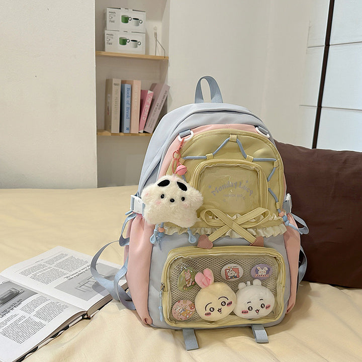 Fashionable leisure backpack with creative details and versatile compartments Stornfield