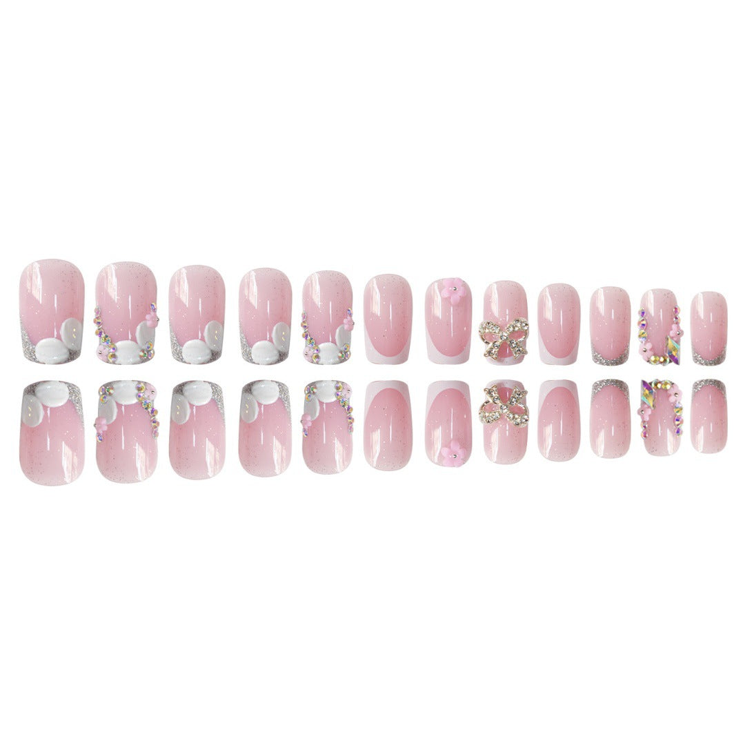 Floral Accent Nail Art Extensions Stornfield