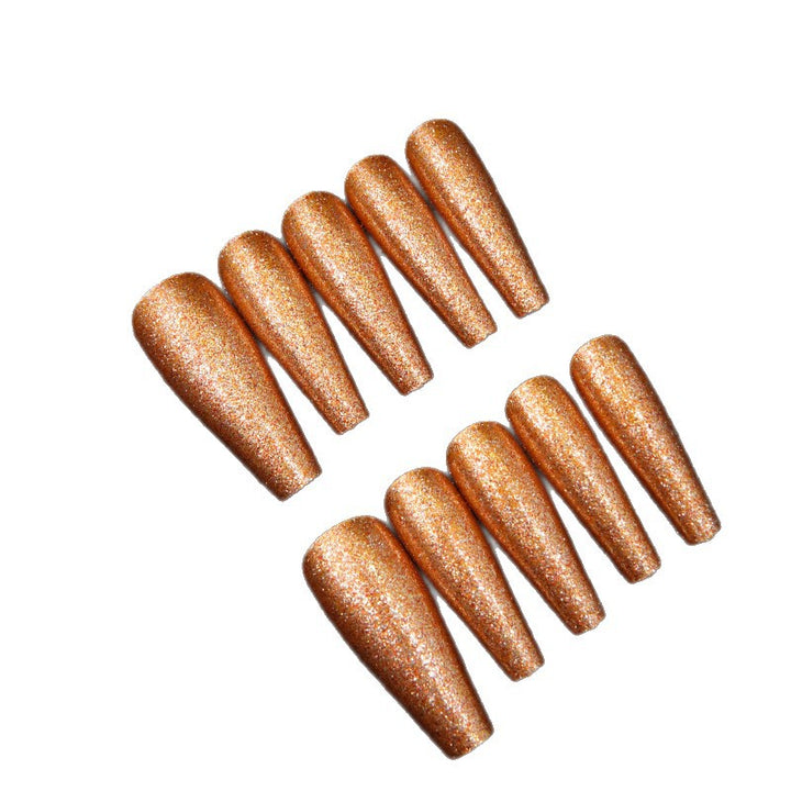 Glittering Stiletto Press-On Nail Designs