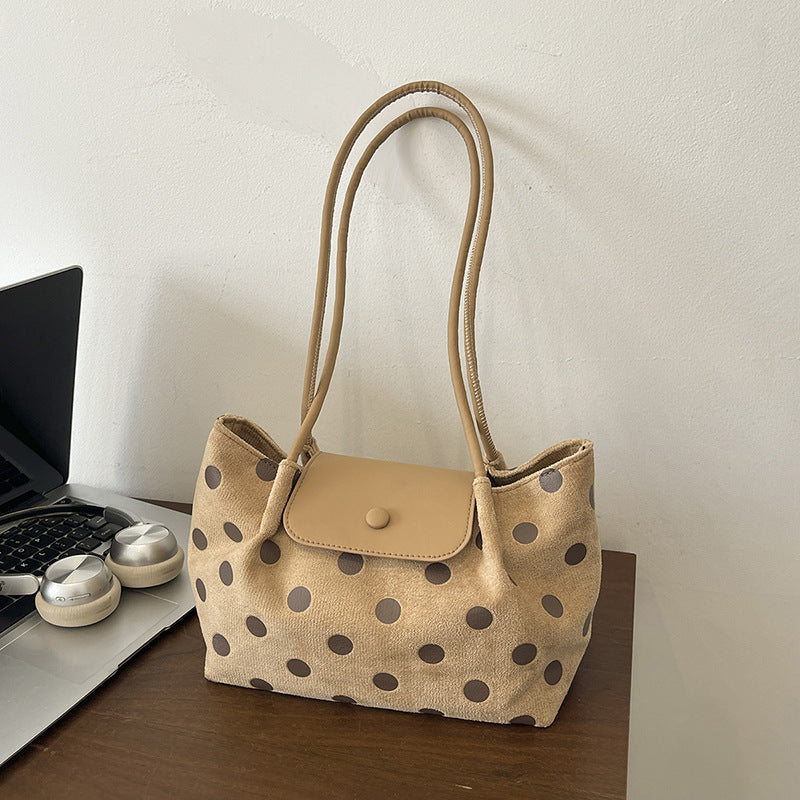 Polka Dot Shoulder Handbag