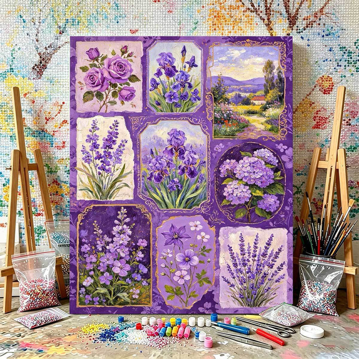 DIY Flower-Themed Paint by Numbers Kit Stornfield