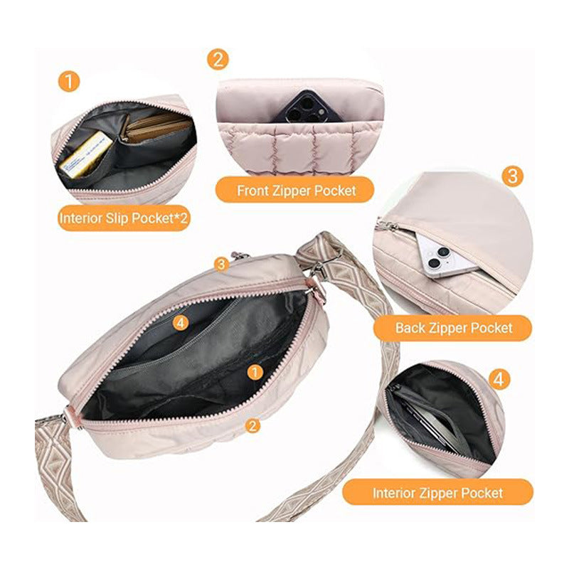 Fashionable and Versatile Shoulder Bag with Padded Design Stornfield