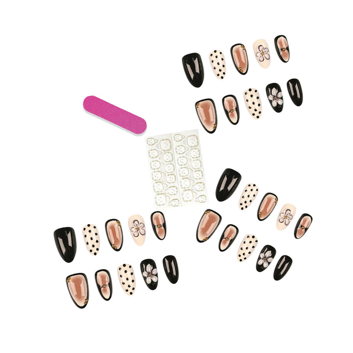 Artistic Press-On Nail Design Set