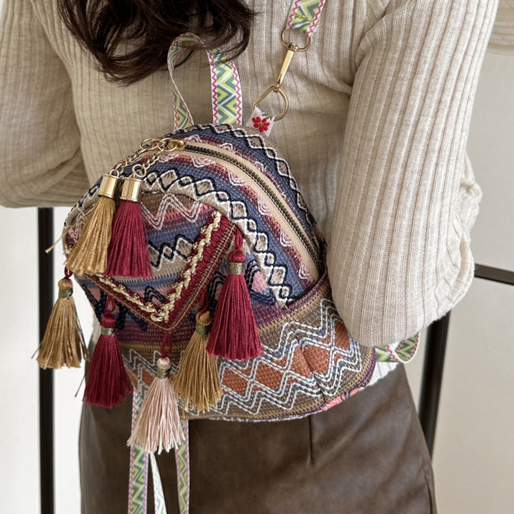 Embroidered Mini Sling Bag