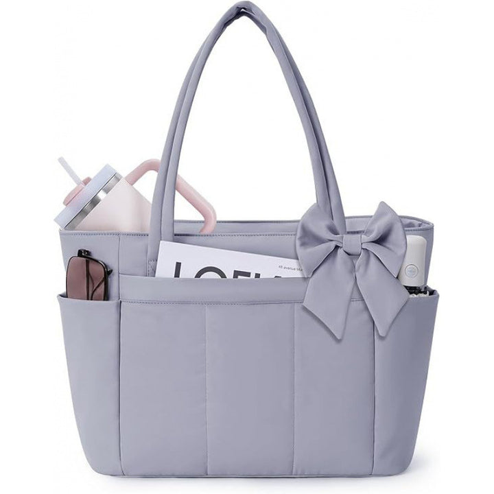 Elegant tote bag with bow design Stornfield
