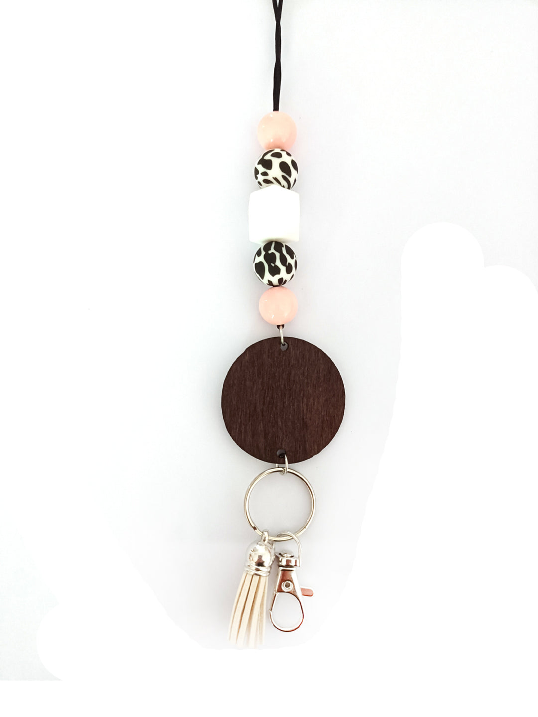 Wooden Beaded Keychain Holder Stornfield