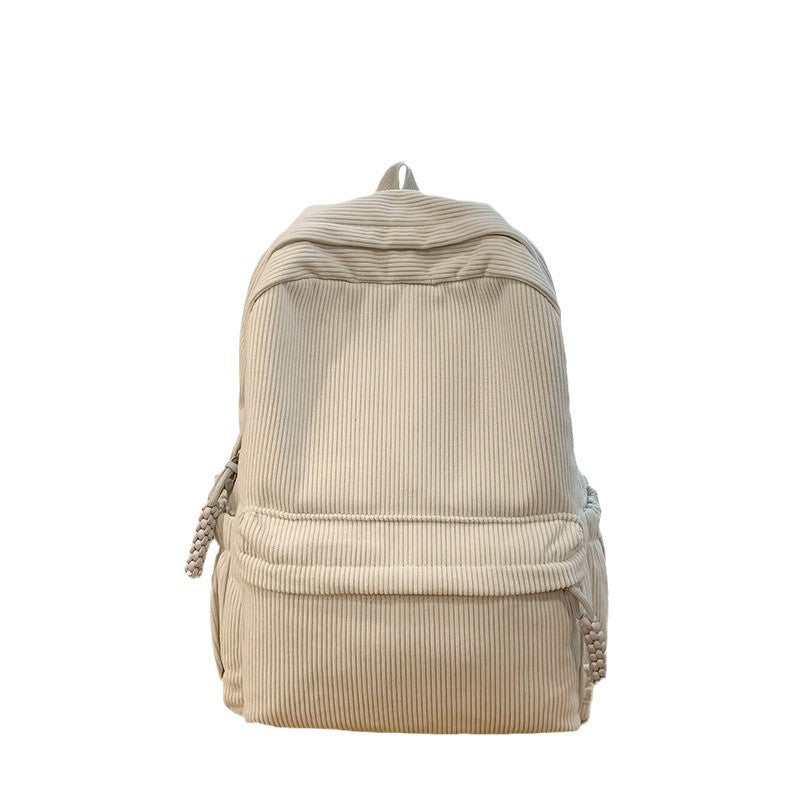 Corduroy Textured Backpack Stornfield