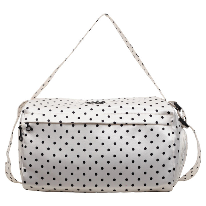 Stylish Polka Dot Travel Duffel