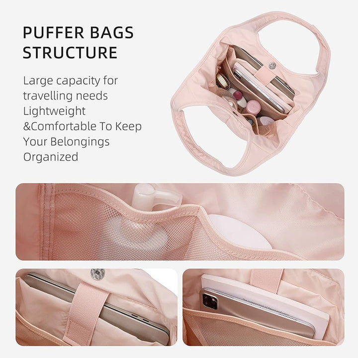 Padded shoulder bag with modern quilted design Stornfield