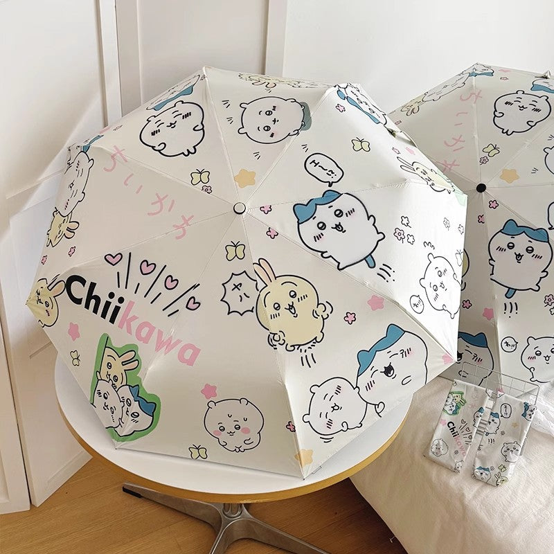 Women's Foldable Umbrella with Cute Cartoon Designs Stornfield