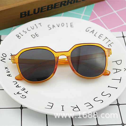 Women's geometric sunglasses with transparent frame structure Stornfield