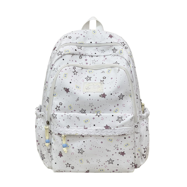Playful Star-Printed School Backpack Stornfield